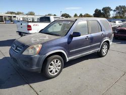 Vehiculos salvage en venta de Copart Sacramento, CA: 2005 Honda CR-V EX