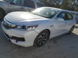 Salvage cars for sale at Seaford, DE auction: 2016 Honda Accord EXL