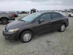 Cars Selling Today at auction: 2013 Honda Civic HF