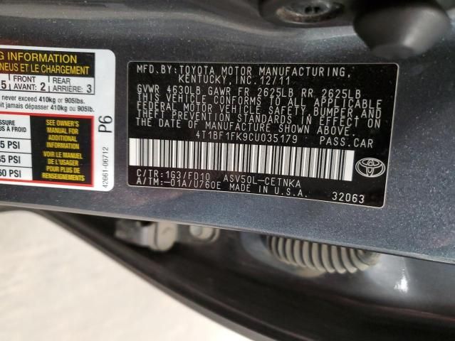 2012 Toyota Camry Base