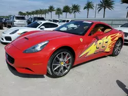 Salvage cars for sale at Arcadia, FL auction: 2011 Ferrari California