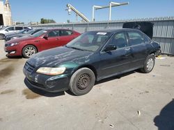 Salvage cars for sale at Kansas City, KS auction: 2001 Honda Accord LX