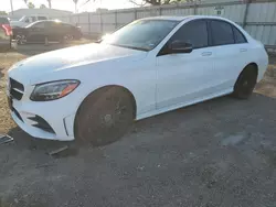 Vehiculos salvage en venta de Copart Mercedes, TX: 2021 Mercedes-Benz C300