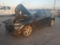 Salvage cars for sale at Grand Prairie, TX auction: 2007 Lexus IS 250