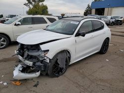 Salvage cars for sale at Woodhaven, MI auction: 2021 Alfa Romeo Stelvio TI