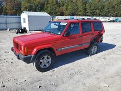 Salvage cars for sale at Charles City, VA auction: 2000 Jeep Cherokee Sport