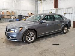 Salvage cars for sale at Milwaukee, WI auction: 2017 Volkswagen Passat S