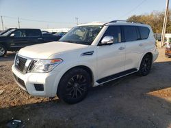 Vehiculos salvage en venta de Copart Oklahoma City, OK: 2019 Nissan Armada Platinum