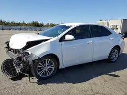 Toyota Corolla Vehiculos salvage en venta: 2014 Toyota Corolla L