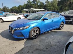 Salvage cars for sale at Savannah, GA auction: 2021 Nissan Sentra SV