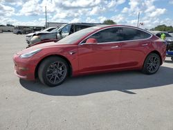 Salvage cars for sale at Orlando, FL auction: 2019 Tesla Model 3