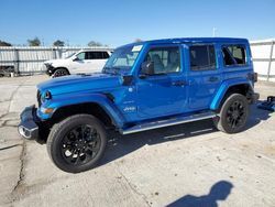 Salvage cars for sale at Walton, KY auction: 2024 Jeep Wrangler Sahara 4XE