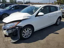 Salvage cars for sale from Copart Rancho Cucamonga, CA: 2013 Mazda 3 I