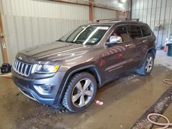 Salvage cars for sale at West Mifflin, PA auction: 2015 Jeep Grand Cherokee Limited