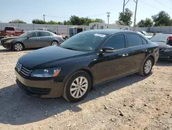 Salvage cars for sale at Oklahoma City, OK auction: 2015 Volkswagen Passat S