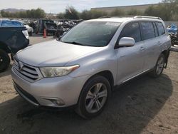 Salvage cars for sale at Las Vegas, NV auction: 2013 Toyota Highlander Limited