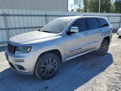 Salvage cars for sale from Copart Gastonia, NC: 2018 Jeep Grand Cherokee Overland