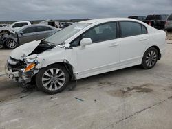 Salvage cars for sale at Grand Prairie, TX auction: 2010 Honda Civic LX