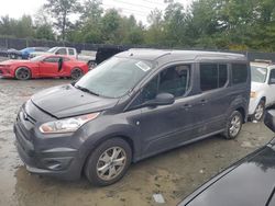 Salvage trucks for sale at Waldorf, MD auction: 2018 Ford Transit Connect XLT