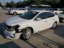 Nissan salvage cars for sale: 2019 Nissan Sentra S