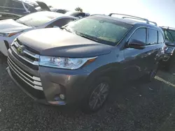 Toyota Highlander salvage cars for sale: 2018 Toyota Highlander SE