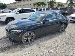 BMW salvage cars for sale: 2016 BMW 228 I Sulev