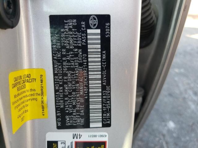 2011 Toyota Camry Base