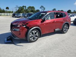 Nissan salvage cars for sale: 2021 Nissan Rogue SV