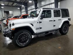 Salvage cars for sale at Ham Lake, MN auction: 2021 Jeep Wrangler Unlimited Sport