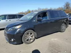 Salvage cars for sale from Copart Brookhaven, NY: 2015 Toyota Sienna Sport