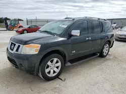 Salvage cars for sale from Copart Arcadia, FL: 2008 Nissan Armada SE