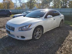 Salvage cars for sale at Central Square, NY auction: 2014 Nissan Maxima S