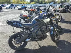 Salvage cars for sale from Copart Portland, OR: 2021 Kawasaki KLE650 F