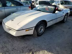 Chevrolet Corvette Vehiculos salvage en venta: 1987 Chevrolet Corvette