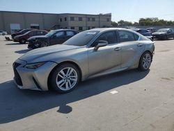 Salvage cars for sale at Wilmer, TX auction: 2021 Lexus IS 300