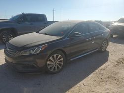 Salvage cars for sale at Andrews, TX auction: 2016 Hyundai Sonata Sport