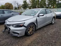 Chevrolet salvage cars for sale: 2016 Chevrolet Malibu LT