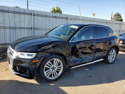 Salvage cars for sale at Littleton, CO auction: 2018 Audi Q5 Premium Plus