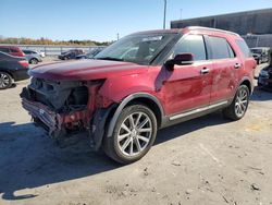 Salvage cars for sale at Fredericksburg, VA auction: 2017 Ford Explorer Limited