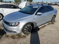 Volkswagen salvage cars for sale: 2014 Volkswagen Jetta Hybrid