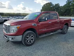 Salvage cars for sale at Concord, NC auction: 2017 Nissan Titan XD SL