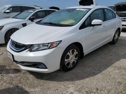 Salvage cars for sale at Riverview, FL auction: 2015 Honda Civic Hybrid