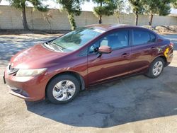 Honda salvage cars for sale: 2015 Honda Civic LX