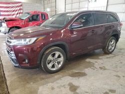 Salvage cars for sale from Copart Columbia, MO: 2019 Toyota Highlander Hybrid Limited