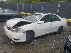 Toyota Camry le salvage cars for sale: 2005 Toyota Camry LE