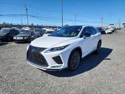 Salvage cars for sale at Hillsborough, NJ auction: 2022 Lexus RX 450H F Sport