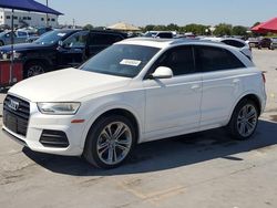 Salvage cars for sale at Grand Prairie, TX auction: 2016 Audi Q3 Premium Plus