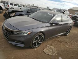 Salvage cars for sale from Copart Brighton, CO: 2019 Honda Accord Sport