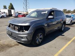 Salvage cars for sale at Hayward, CA auction: 2018 Volkswagen Atlas SE