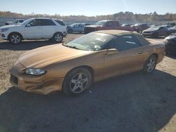 Salvage cars for sale at Fredericksburg, VA auction: 1998 Chevrolet Camaro